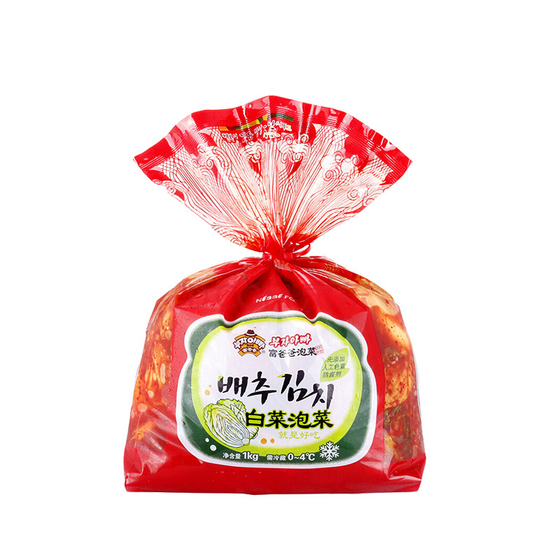 富爸爸正宗韩国风味泡菜辣白菜酸甜下饭菜手工辣白菜泡菜4斤包邮