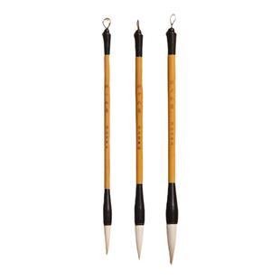 李小平淳安堂毛笔如意碑帖明清行楷篆隶书写意花鸟绘画兼毫毛笔专业级高档礼品大中小书法对联文房四宝套装