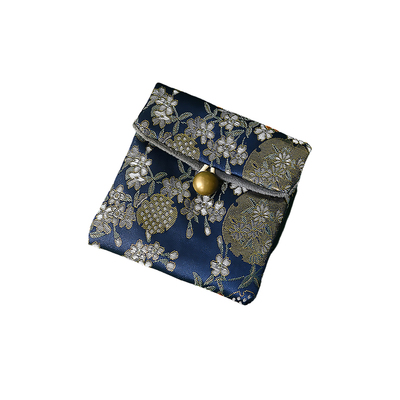 绒布首饰收纳袋防氧化刺绣