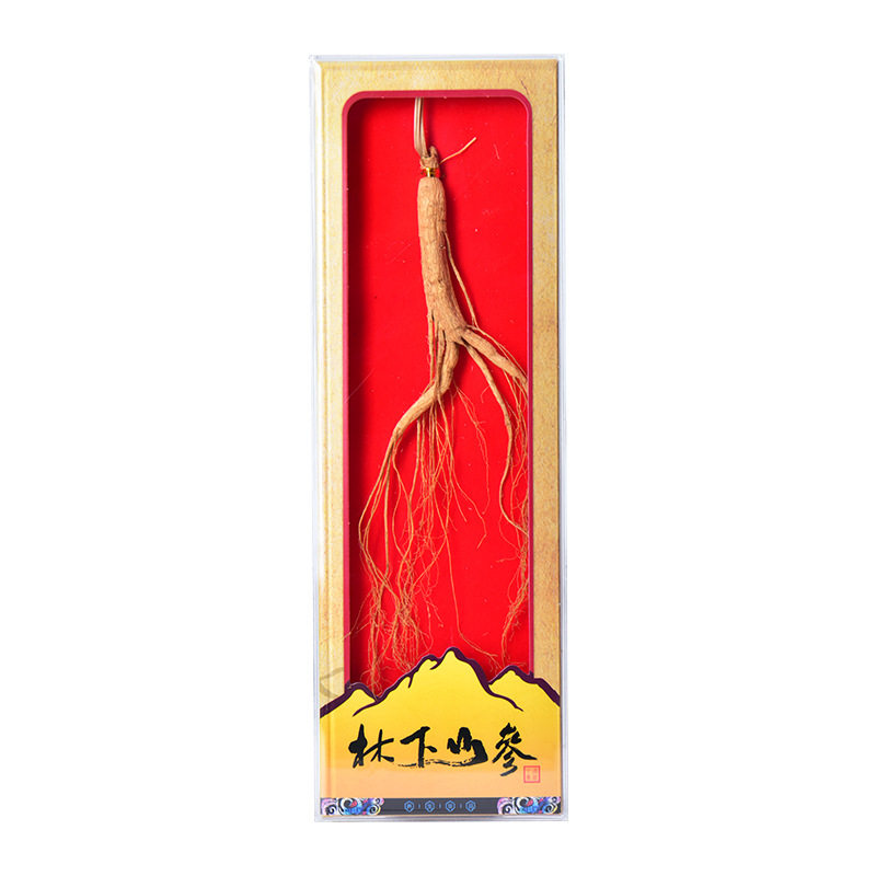 长白山林下参礼盒装整根人参干参泡酒煲汤东北特产送礼佳品参茸滋