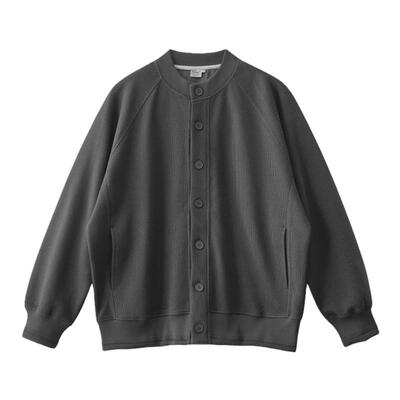 BUTTBILL复古重磅华夫格开衫