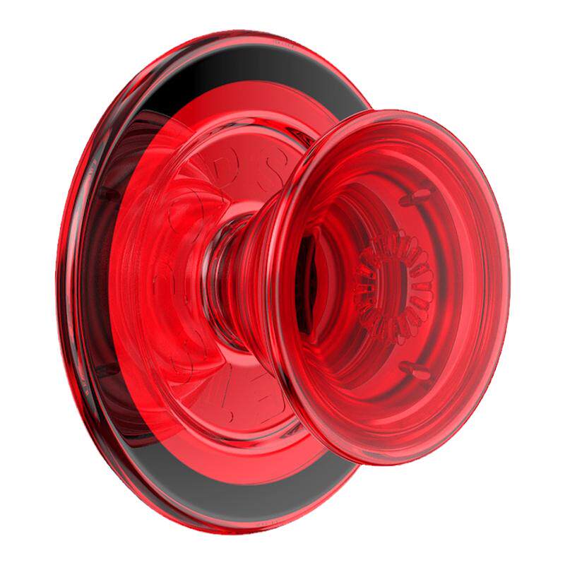 【MagSafe支架·圆啪嗒】PopSockets泡泡骚手机气囊支架磁吸指环扣 清闪银 全透 简约经典