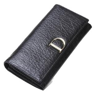 女士钱包女长款真皮牛皮2025新款皮夹潮大容量鳄鱼手提手拿精致