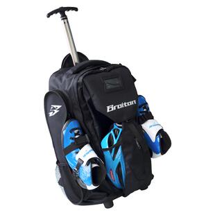 BROITON速滑鞋拉杆背包轮滑鞋拉杆包可拉可背双肩背包拉杆箱包