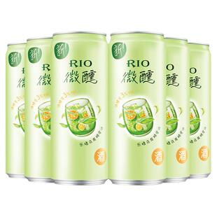 RIO锐澳预调鸡尾酒微醺系列乐橘乌龙330ml*24罐整箱果味茶酒低度