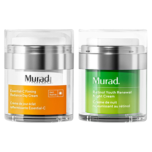 【自营】Murad慕拉得早C晚A面霜组合VC日霜视黄醇A醇紧致抗皱舒缓