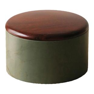 问心堂若谷墨海端砚小墨池书法练习可磨墨砚台带盖防墨干小砚台