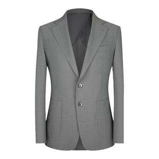 本派高定半麻衬休闲西装男新郎结婚西服男套装大学生职业装工作服