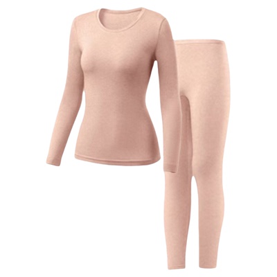 红豆绒男士圆领保暖内衣门店同款