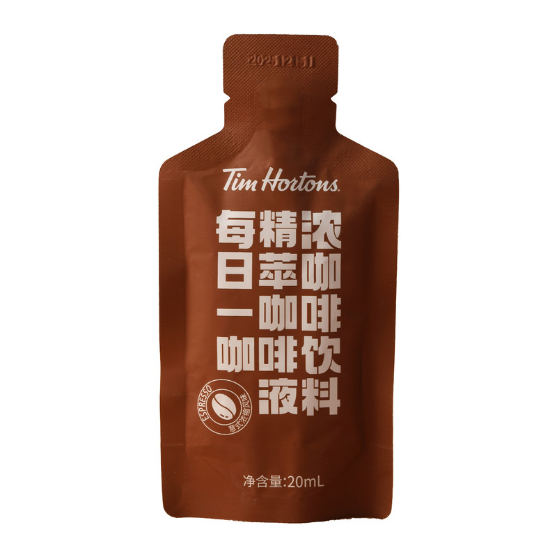 Tims精萃咖啡液 意式浓缩/太妃榛果20ml*3条