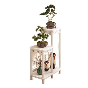花架置物架客厅家用实木多层落地式花台中式盆栽绿植多肉花盆架子