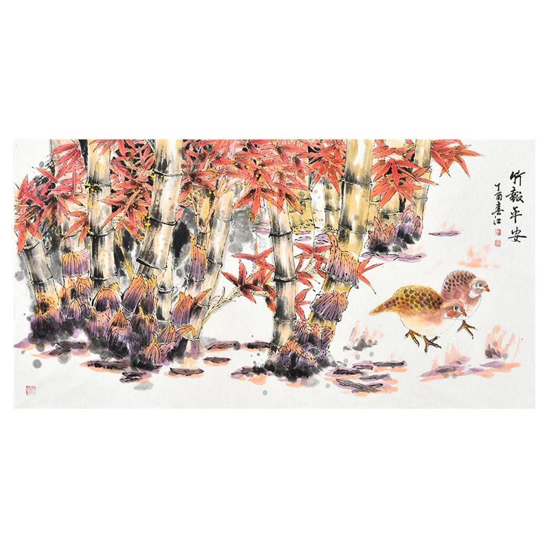 孤品收藏 仅此一幅 美协名家原创写生作品 纯手绘国画花鸟画真迹