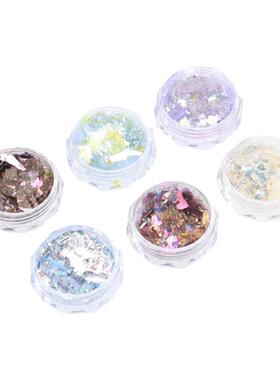 SOLA一池星光美甲饰品极光欧泊粉
