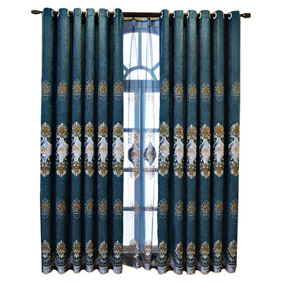 欧式风遮光布新款高档大气窗帘