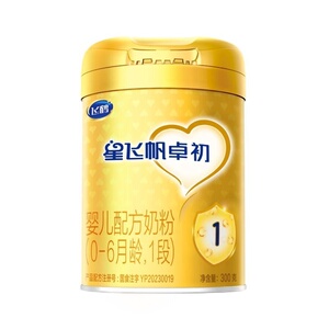 25年10月产飞鹤星飞帆卓初1段300克婴幼儿配方正品源码飞鹤奶粉