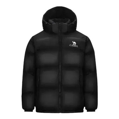 情侣款男装羽绒服骆驼连帽