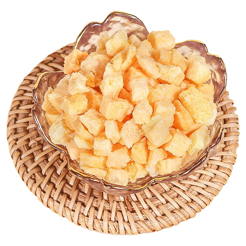 冻干哈密瓜丁碎粒哈蜜瓜干甜瓜水果果干干果果肉零食新疆特产烘焙