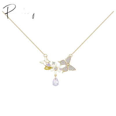 特里蝴蝶项链Riotlily