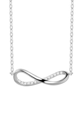 999纯银莫比乌斯环项链女