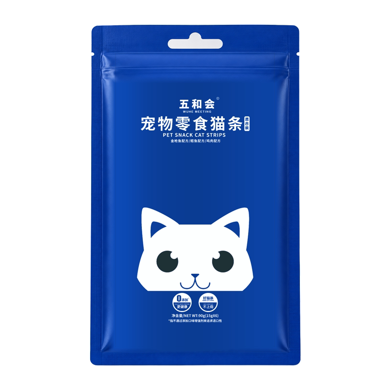 五和会鱼油猫条宠物零食混合装