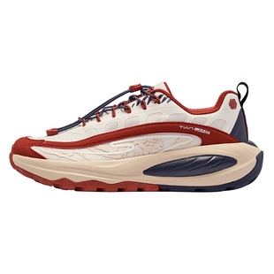 鸿星尔克飞天马红色新年款天骄3休闲鞋冬季男鞋潮鞋子运动老爹鞋