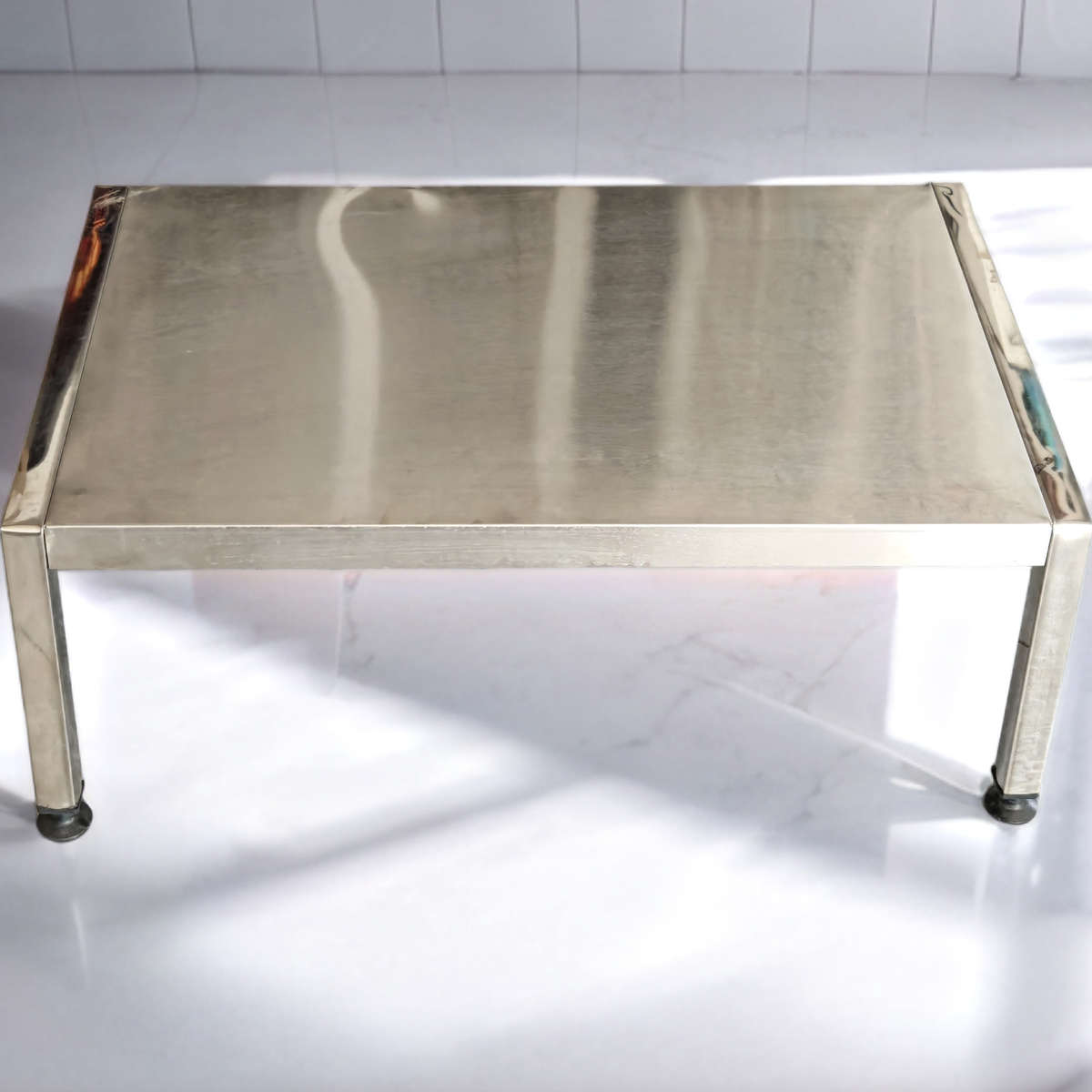 加厚不锈钢厨房置物架台面分层橱柜衣柜隔层微波炉收纳架垫高支架