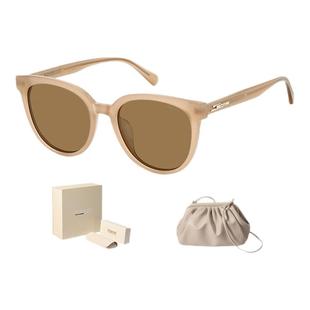 Polaroid宝丽来偏光墨镜方圆框猫眼女款太阳镜户外防紫外线0050