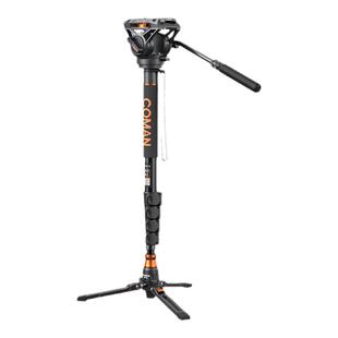 【一秒快装快拆】科漫DK327A单反相机独脚架摄影机轻量便携碳纤维单脚架户外婚庆录像相机稳定器支架移动拍摄
