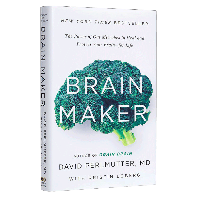 英文原版 精装 Brain Maker 菌群大脑 肠道微生物影响大脑和身心健康的惊人真相 英文版 进口英语原版书籍