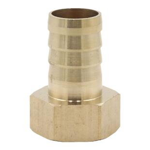 2分4分内丝铜宝塔接头煤气内螺纹六角加厚接头配件内丝直咀头接头