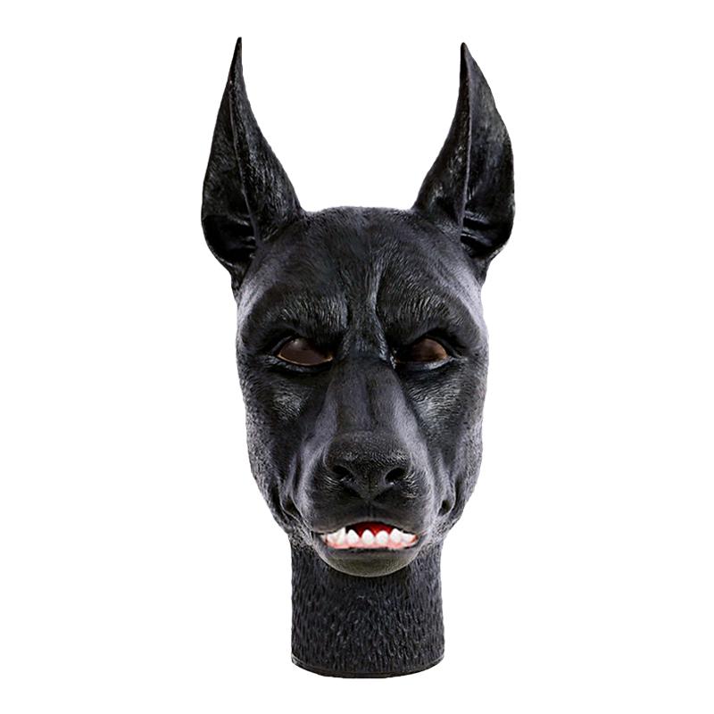Smitizen狗头mask硅胶影视道具