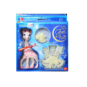 法国购苏菲小鹿牙胶 vulli sophie 浅蓝/粉红 套装处理了