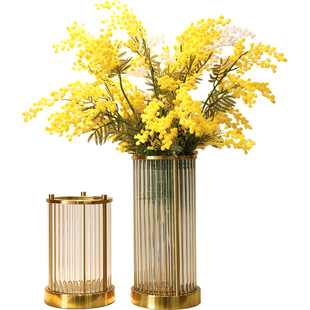 北欧花瓶摆件客厅插花网红干花花艺现代轻奢电视柜玄关餐桌装饰品