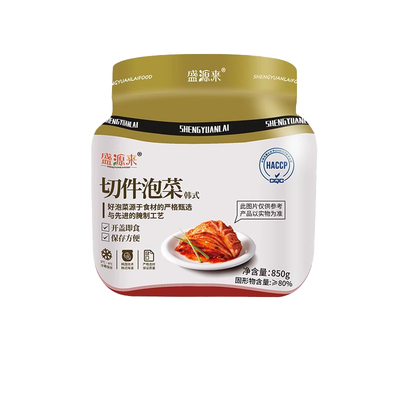 即食泡菜辣白菜罐装韩式正宗酸辣韩国朝鲜延边族免切下饭菜袋装
