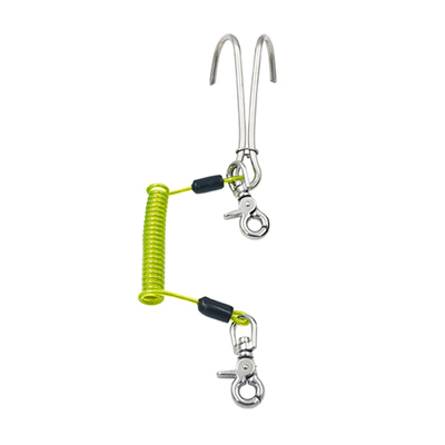 TOOKE 潜水弹簧双头流钩 316不锈钢流钩 防腐蚀 潜水专用 耐腐蚀