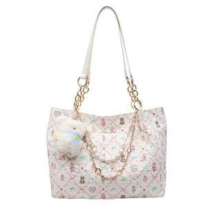 艾米兔女包2026新款时尚潮流洋气可爱碎花大容量通勤单肩托特包