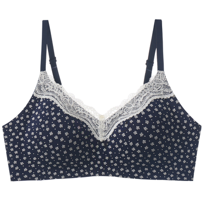 迪思寇内衣女聚拢小胸纯棉文胸罩