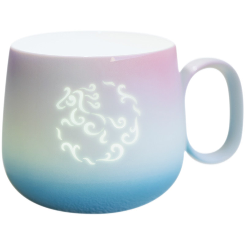 山水间如意十二生肖马年咖啡杯