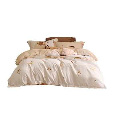 罗莱家纺儿童2025新款全棉单人被套学生宿舍纯棉加厚磨毛被罩床单