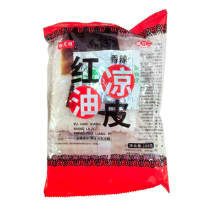 7袋/红油凉皮面皮豫昊祥麻酱米皮方便香辣凉面速食美食开袋即食