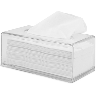 井柚 亚克力纸巾盒家用客厅茶几餐巾纸盒北欧ins透明高档纸抽盒