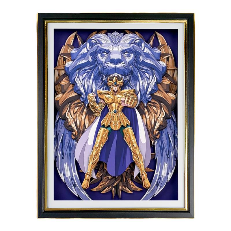 立体画装饰画圣斗士星矢狮子座