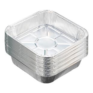 空气炸锅专用锡纸盘方形烤盘锡纸盒烘焙锡纸烤箱家用铝箔纸锡纸碗