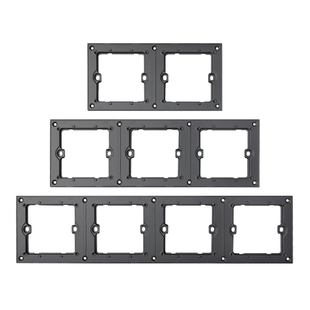 Aqara智能墙壁开关联排边框适配E H S V系列锌合金二联三联四联