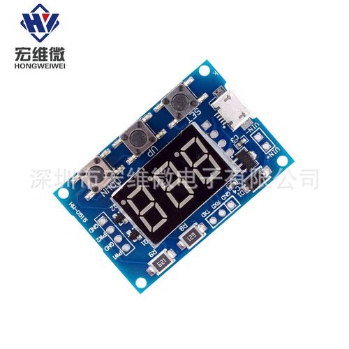 2路PWM脉冲频率占空比可调模块方波矩形波信号发生器步进电机驱动