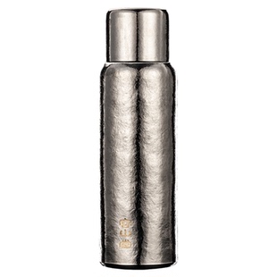 容山堂机械温显纯钛保温杯焖茶杯钛杯大容量便携焖泡杯水杯泡茶杯