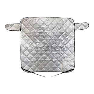 金彭电动三轮车遮雪挡布防霜罩防水盛浩防晒隔热前挡风玻璃罩加厚