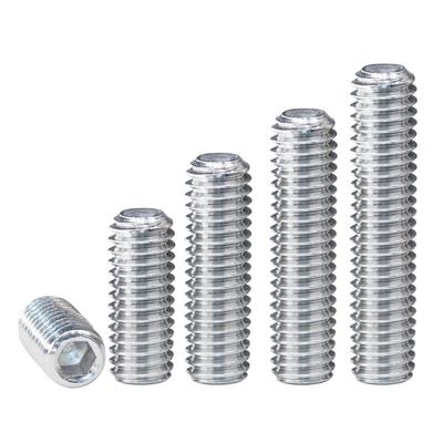 (美)英制304内六角凹端紧定螺丝