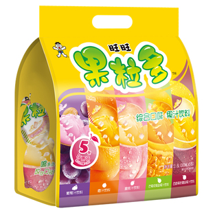 3月到期】旺旺果粒多葡萄蜜桃香橙芒果凤梨百香果柠檬味饮料果汁
