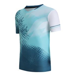 羽毛球服男款速干套装女夏季短袖透气跑步比赛乒乓球比赛队服印字